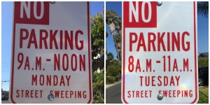 Read more about the article New ‘No Parking’ Signs in the Hollywood Riviera on Street Sweeping Days!